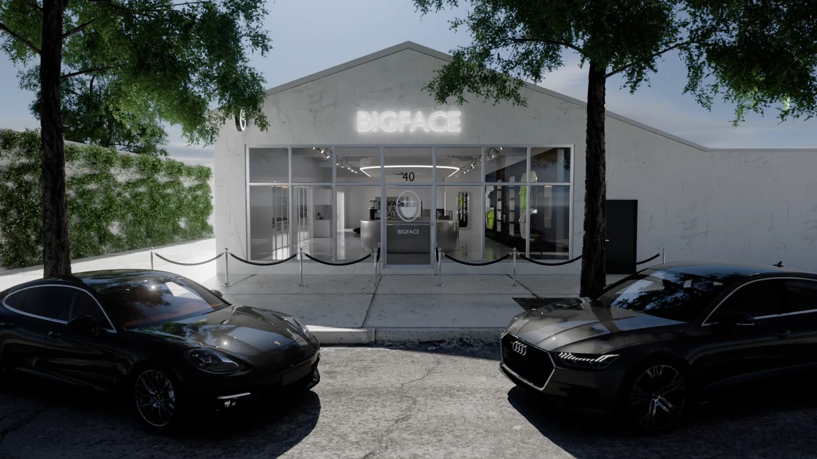 The BIGFACE flagship at 40 NE 40th St, Miami Design District